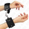 KINK – állítható fekete csuklóbilincs 21-28 cm-ig