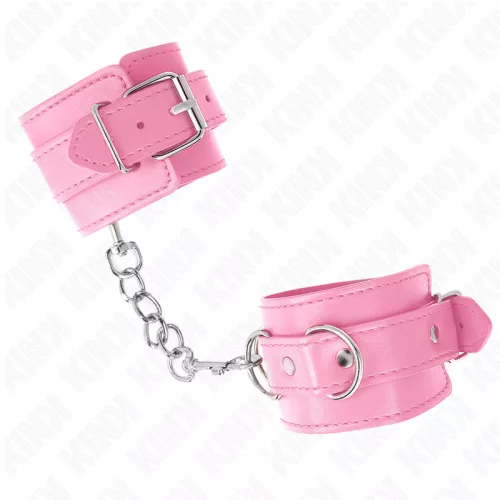 KINK – állítható csukló megkötöző pántok, pink