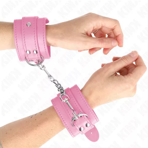 KINK – állítható csukló megkötöző pántok, pink