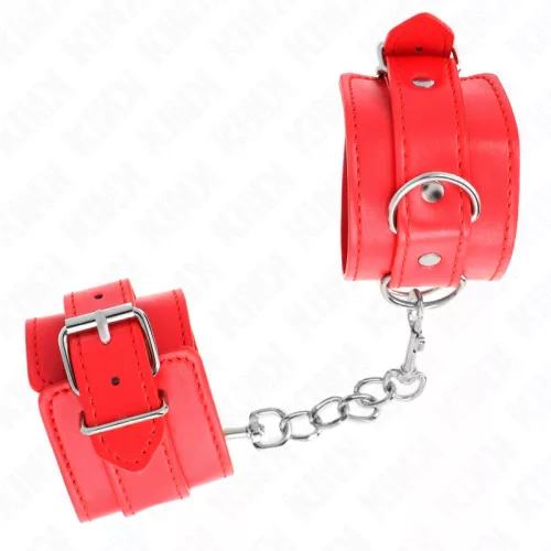 KINK – állítható piros csuklókötöző 20-23 cm-es méretben