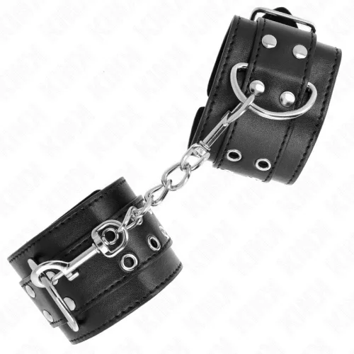 KINK – állítható csuklókötöző fekete 19-26 cm