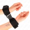 KINK – állítható nylon csuklókötöző piros-fekete 25-35 cm