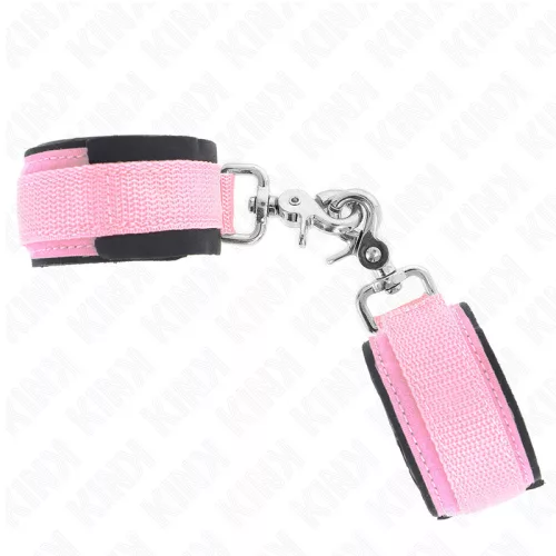 KINK – állítható pink neopréne csuklószorítók 22-34 cm