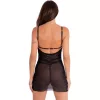 LIVCO CORSETTI FASHION – érzéki fekete chemise és tanga L/XL