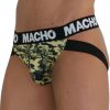 Macho MX28MV – stílusos zöld katonai jock férfi alsó
