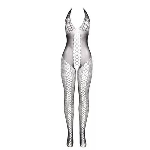 SUBBLIME - fekete bodystocking nyitott hátrésszel, egy méret