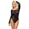 SUBBLIME – hálós bodysuit lenge ujjakkal és bare vállakkal