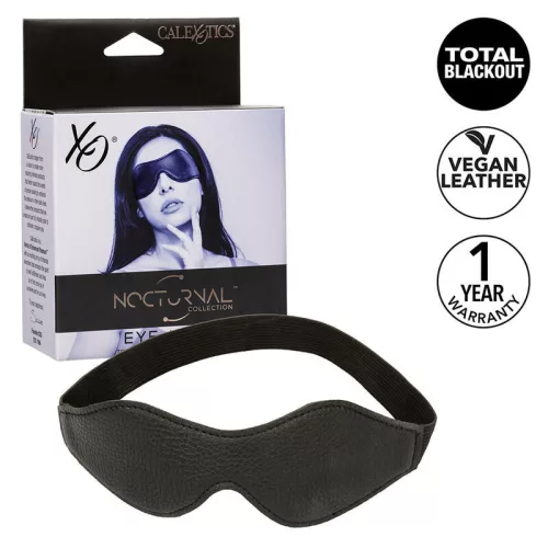 CalExotics - érzéki éjjeli szemmaszk PVC bőrben