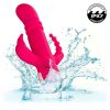 CALEXOTICS - hármas fűtésű vibrátor nyuszival, rózsaszín
