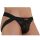 BURN 005 – elegáns fekete jock fehérnemű XL méretben