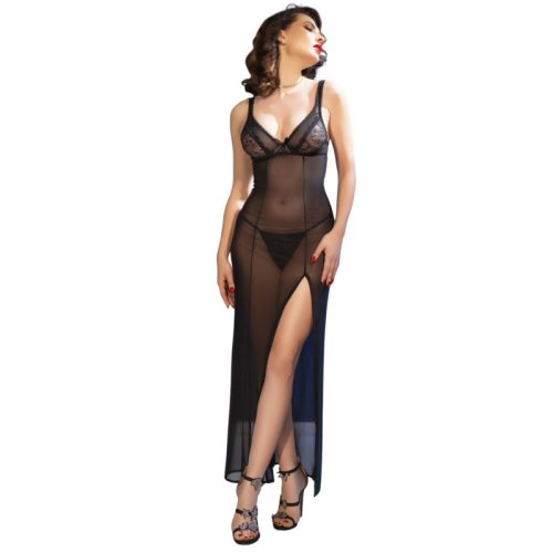 CHILIROSE – érzéki hosszú babydoll és tangá XL méretben