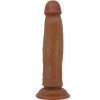 Pretty Love Keon – élethű pénisz 21 cm, barna