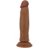 Pretty Love Keon – élethű pénisz 21 cm, barna