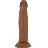 Pretty Love Keon – élethű pénisz 21 cm, barna