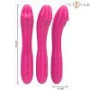 INTENSE Belinda – rugalmas vibrátor 10 rezgéssel, 19 cm rózsaszín