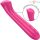 INTENSE - rugalmas 19 cm-es vibrátor 10 rezgési móddal