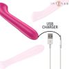INTENSE - rugalmas 19 cm-es vibrátor 10 rezgési móddal