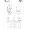 LIVCO CORSETTI FASHION – Rubika LC XG079 fekete body chokerrel