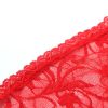 SUBBLIME - Díszes red babydoll állítható pántokkal S/M