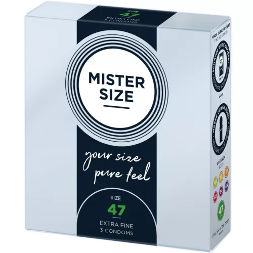 MISTER SIZE - XS méretű óvszer 47 mm (3 db)