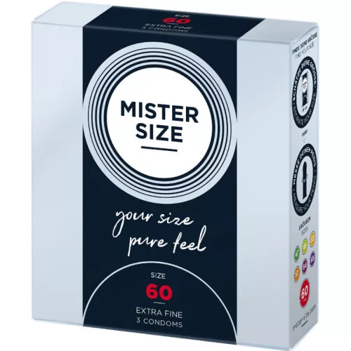 MISTER SIZE – XXL óvszer 60 mm (3 darab)
