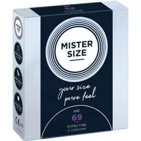   MISTER SIZE - XXXL óvszer 69 mm (3 db) Prémium kényelemért