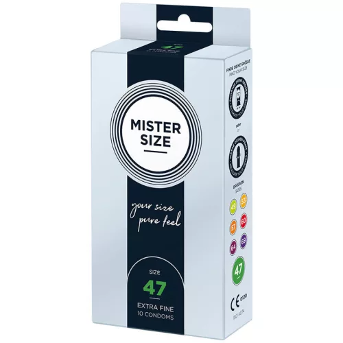 Mister Size – XS méretű óvszer 47 mm (10 db)