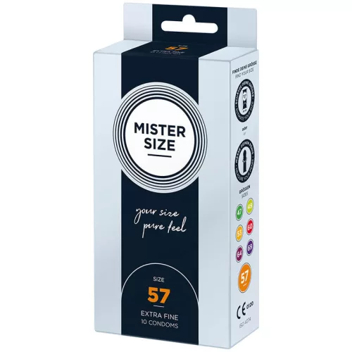Mister Size L - prémium óvszer 57 mm (10 db)