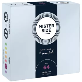 MISTER SIZE – XXL óvszer 64 mm (36 db) prémium védelem