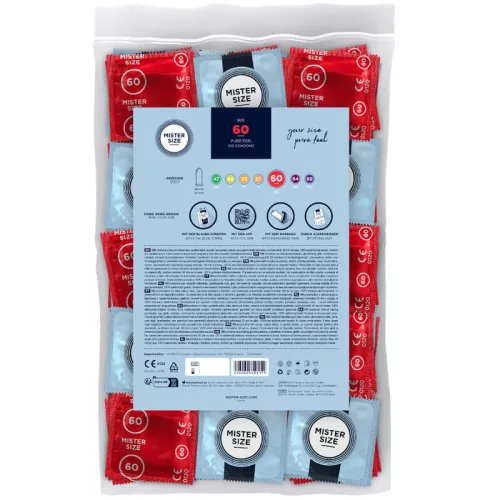 MISTER SIZE – XL óvszer (60 mm, 100 db) – prémium védelem