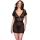 CHILIROSE – érzéki fekete babydoll XL méretben