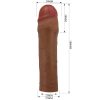PRETTY LOVE – péniszujj 5 cm hosszabbítással