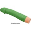 BAILE - élethű zöld vibrátor 22,5 cm hosszú