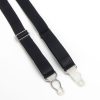 SUBBLIME – fekete bondage melltartó és harisnyatartó szett L/XL