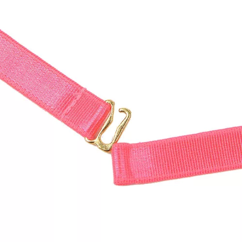 SUBBLIME - fénylő pink melltartó és bugyi szett L/XL