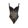 SUBBLIME – érzéki fekete csipkés bodysuit S/M méretben