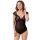 LIVCO CORSETTI FASHION - Evelin csipkés body fekete S/M