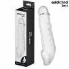 ADDICTED TOYS – átlátszó pénisz hosszabbító S méret 23 cm