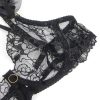 SUBBLIME – elegáns csipke melltartó és harisnyakötő szett L/XL