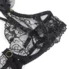 SUBBLIME – elegáns csipke melltartó és harisnyakötő szett L/XL