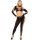 LEG AVENUE – Cut-out stílusú fekete crop top és leggings