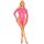LEG AVENUE - hálós bodystocking harisnyatartóval, neon rózsaszín