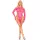 LEG AVENUE - hálós bodystocking harisnyatartóval, neon rózsaszín