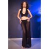 CHILIROSE – fekete top és leggings szett XL méretben