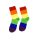 PRIDE - szivárványos LGBT zokni S/M méretű