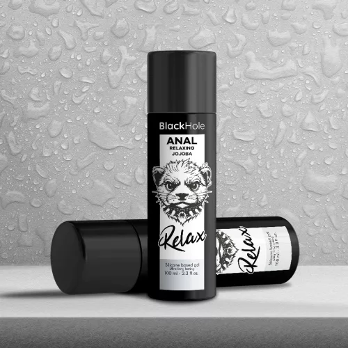 BLACK HOLE - relaxáló szilikon alapú anális síkosító 100 ml