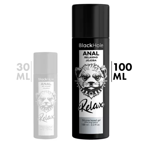 BLACK HOLE - relaxáló szilikon alapú anális síkosító 100 ml