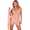 LIVCO CORSETTI FASHION - HYEONA 1710 babydoll + tanga rózsaszín