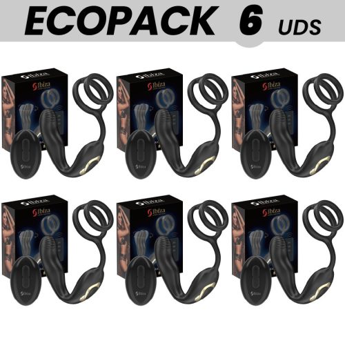 ECOPACKS 6 DB – Ibiza Wiggle – forgó anál vibrátor távirányítóval