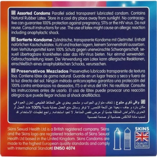 SKINS – prémium óvszerek válogatott csomag 4 db